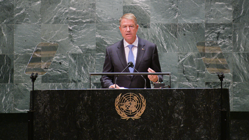 Klaus Iohannis, discurs emoționant la Adunarea Generală ONU
