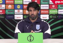 Filipe Coelho la primul meci, în Europa, cu Universitatea Craiova Filipe Coelho la primul meci, în Europa, cu Universitatea Craiova
