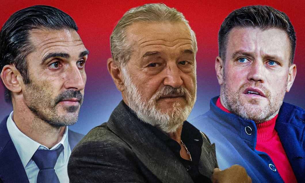 Gigi Becali, Elias Charalambous și Mihai Pintilii Gigi Becali le-a decis soarta lui Charalambous și Pintilii