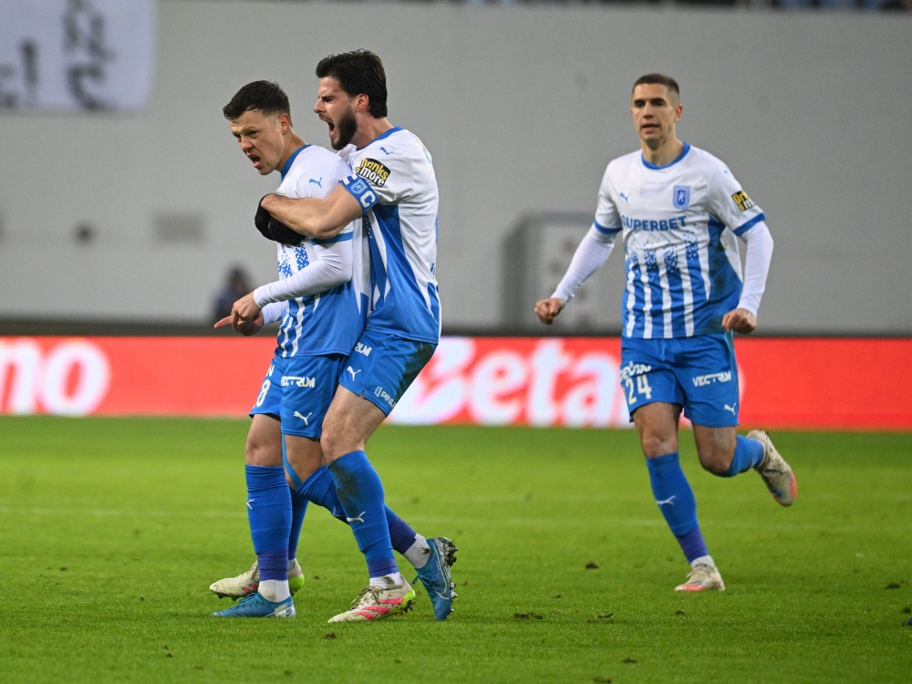 UNIVERSITATEA-CRAIOVA Universitatea Craiova, lider autoritar în SuperLigă