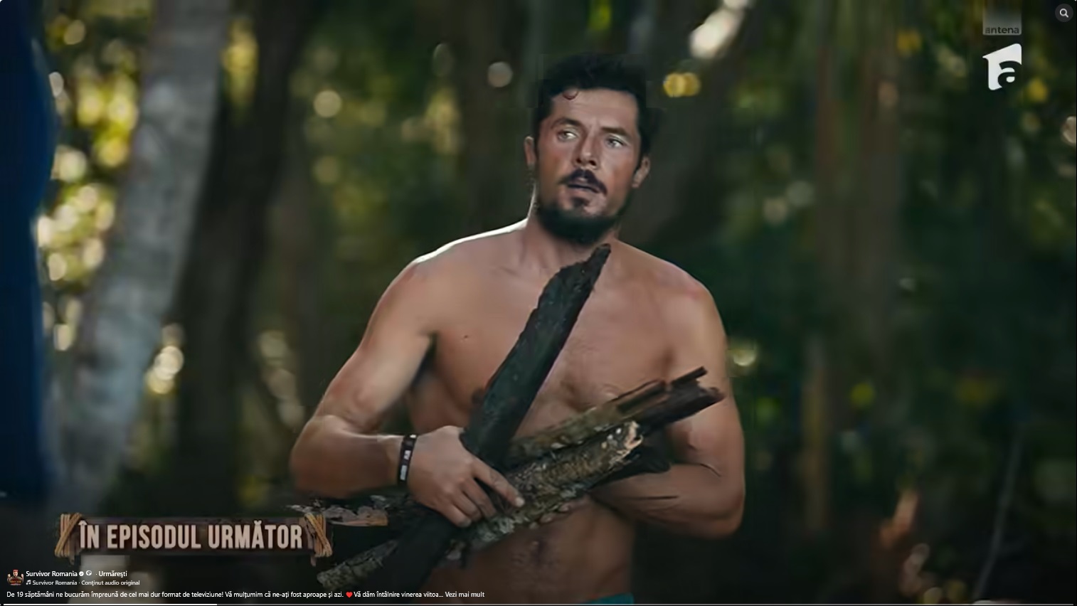 Lucian Popa 2 Lucian Popa domină Survivor și provoacă panică în tabără